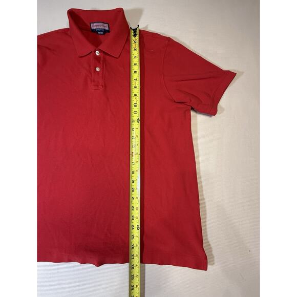 Vineyard Vines Classic Whale Short Sleeve Polo Shirt (Men's Large) Red - Picture 7 of 8
